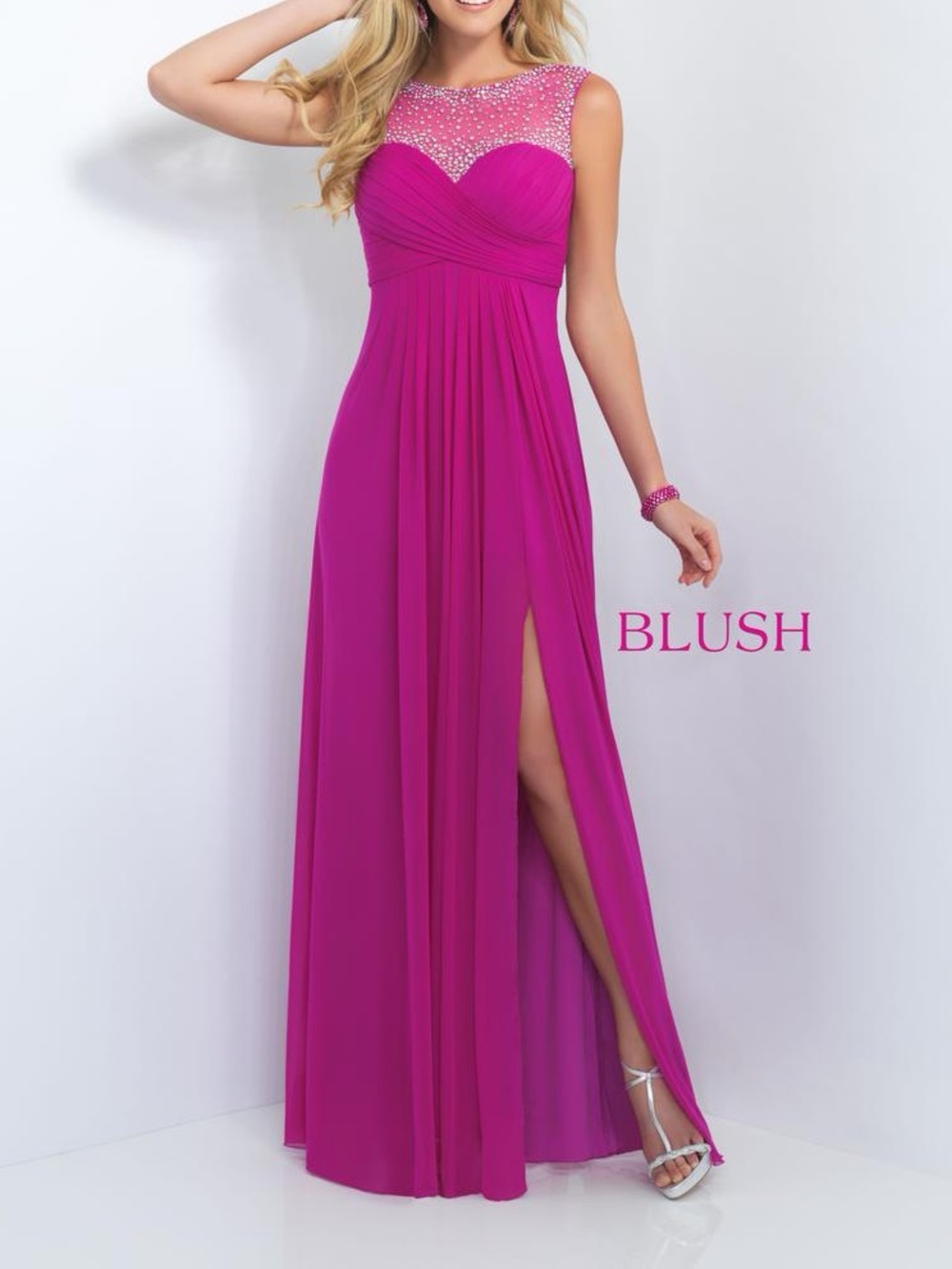 magenta Blush by Alexia gown